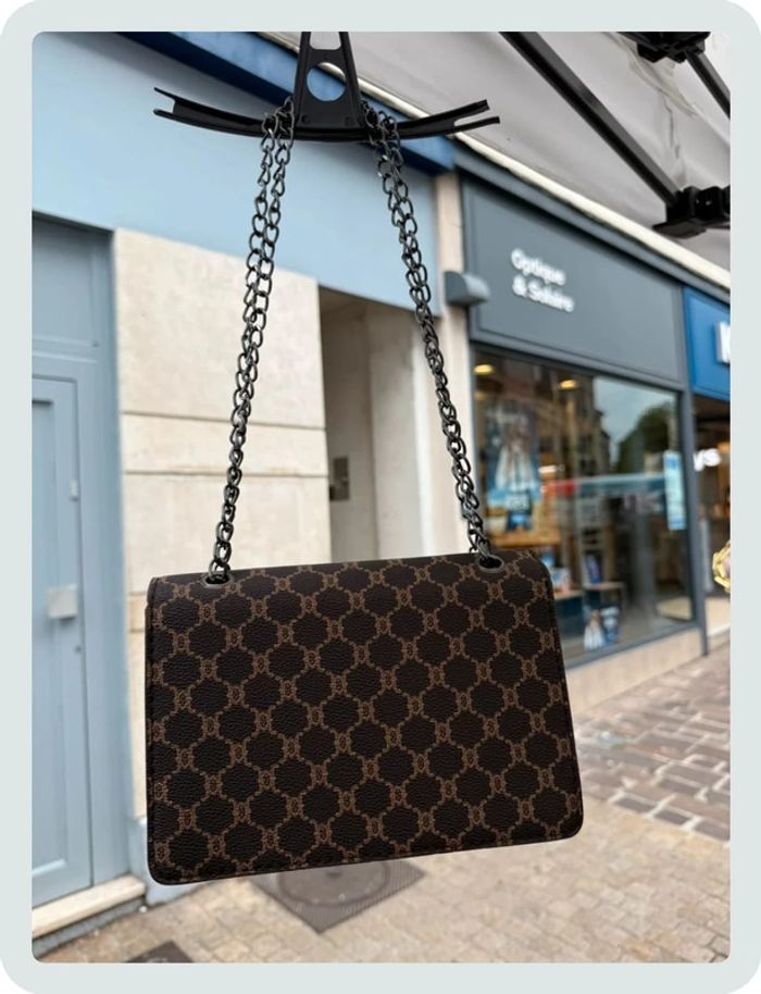 Sac à bandoulière marron - photo numéro 2