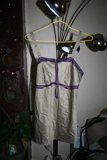 🌸👍Top sexy 👍bretelles kaki dentelé Taille 38 "Etam" Neuf 🌸