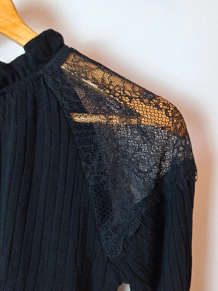 Top noir femme taille M  Zara - photo numéro 2