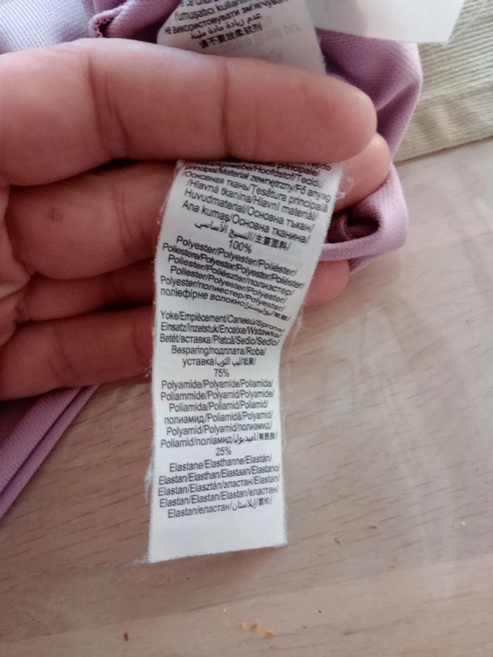 T-shirt technique sport femme taille l lilas c19 - photo numéro 10