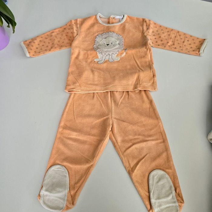 Pyjama 2 pièces velour - kitchoun - 18 mois