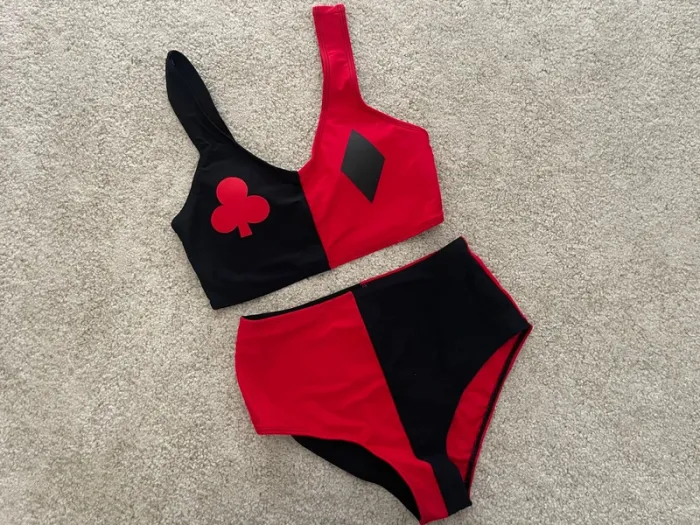 Tenue déguisement maillot de bain Harley Queen Romwe 🌻