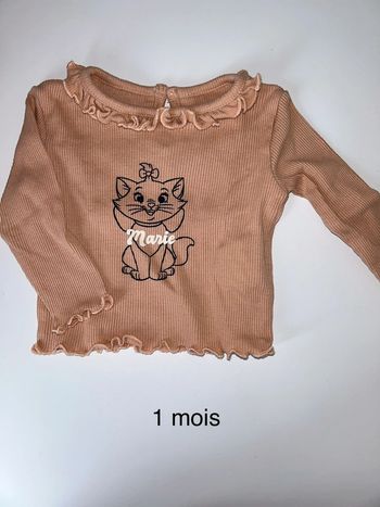Tee shirt 1 mois
