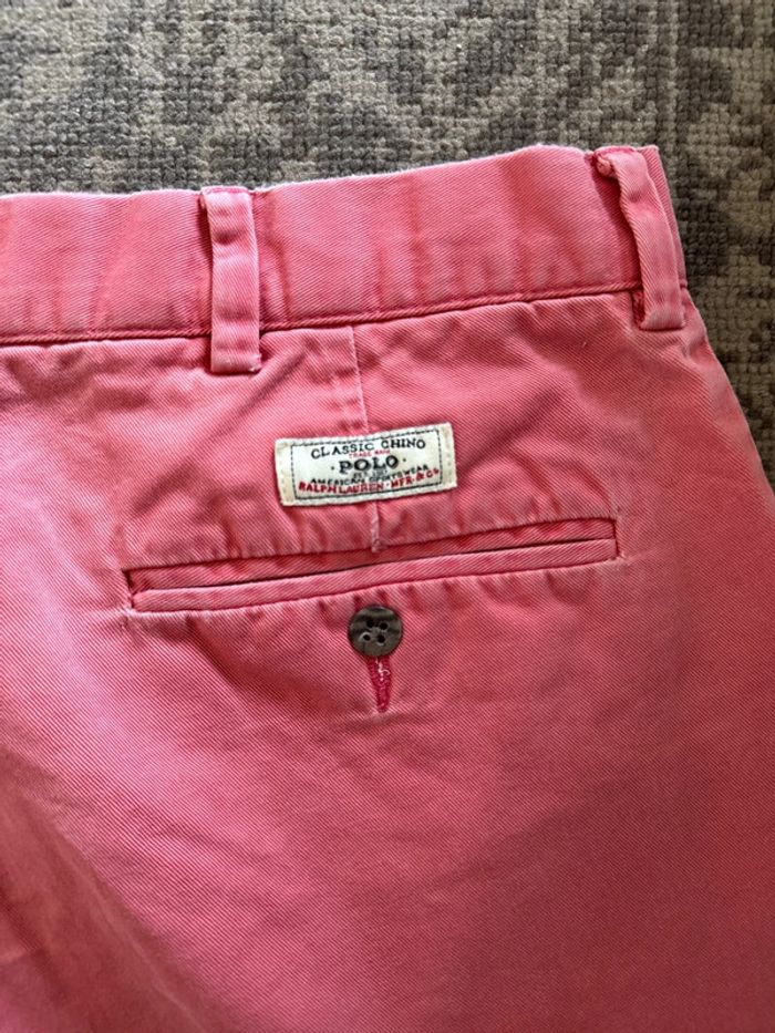 Short homme Ralph Lauren – rose – Taille 46 W36 – Bon état - photo numéro 7