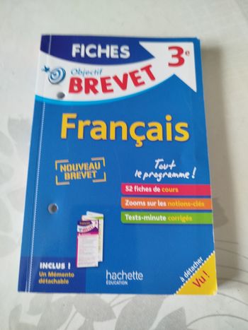 Fiches brevet français 3e