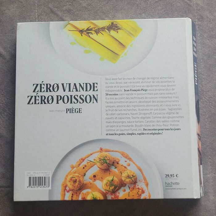 Bonjour, Je vends ce livre nommé - Zéro viande zéro poisson - Plus de 50 recettes veggie et gourmand - photo numéro 7