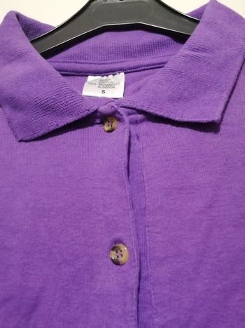 Gilet Vintage violet. Taille S.