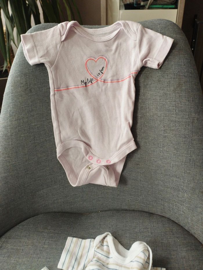 Lot de 6 body fille 3 mois - photo numéro 2