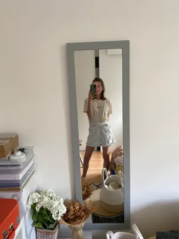 Short en jean blanc/ecru - Mango