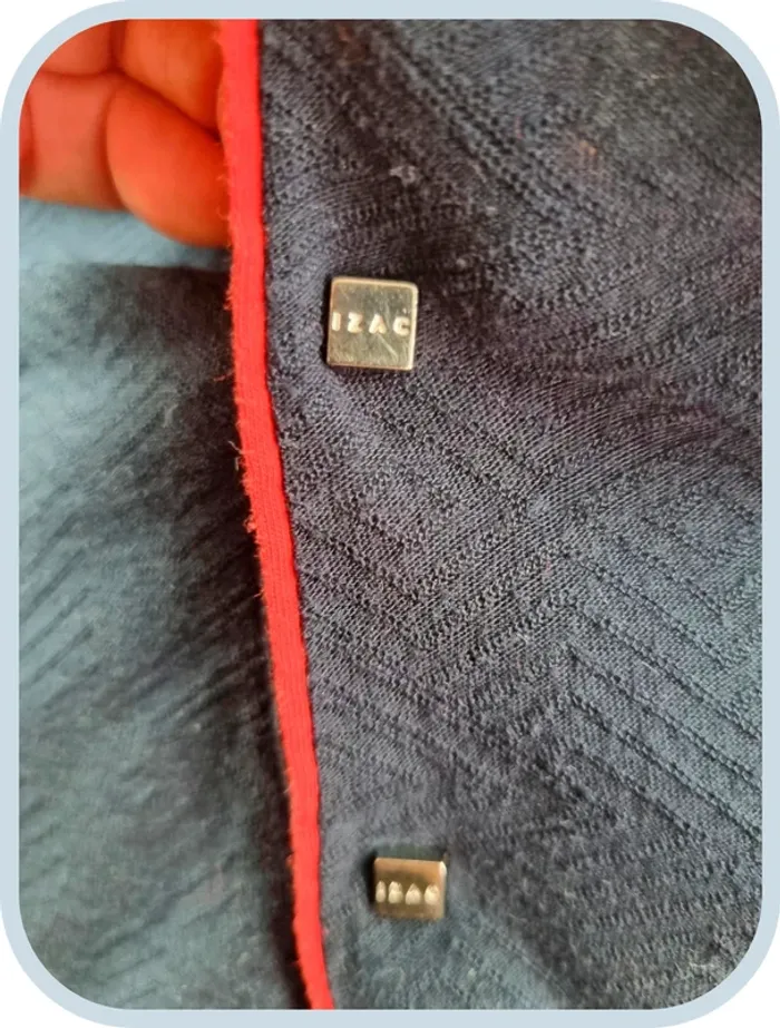 Polo bleue IZAC Black Sport coupe chic/sport Homme Taille XXL - photo numéro 6