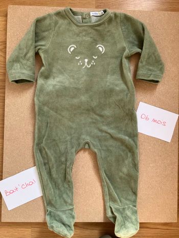 Pyjama velours Bout’chou