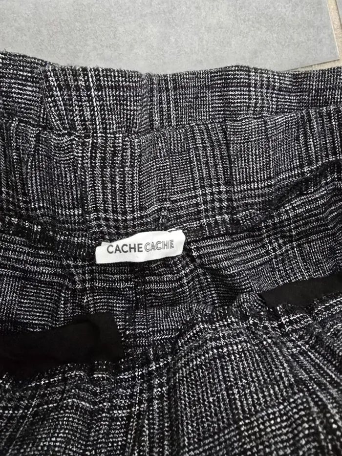 Short taille haute à carreaux - photo numéro 4