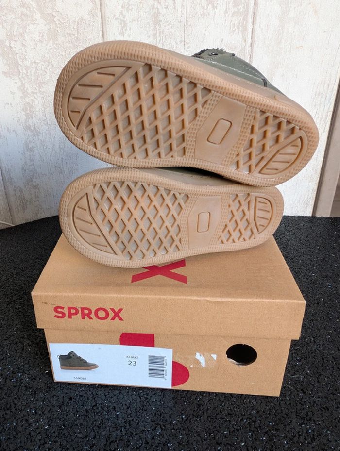 Chaussure enfant SPROX 23 kaki - photo numéro 5