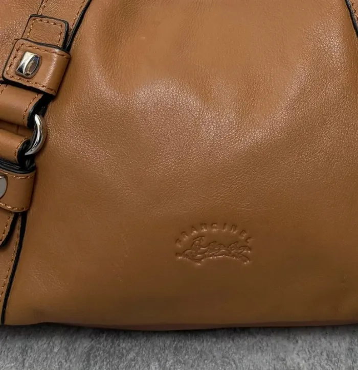Sac à main Francinel en cuir brun très bon état - photo numéro 4