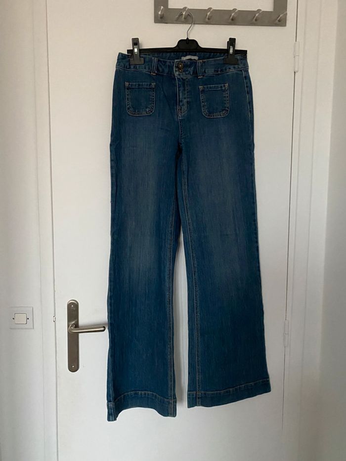 Jean évasé bleu 40
