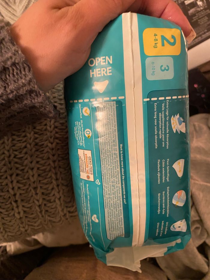 Ventes de couches taille 2 et taille 1 - photo numéro 2