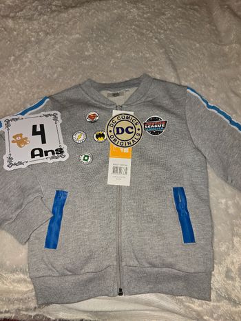 Gilet Justice League 4ans