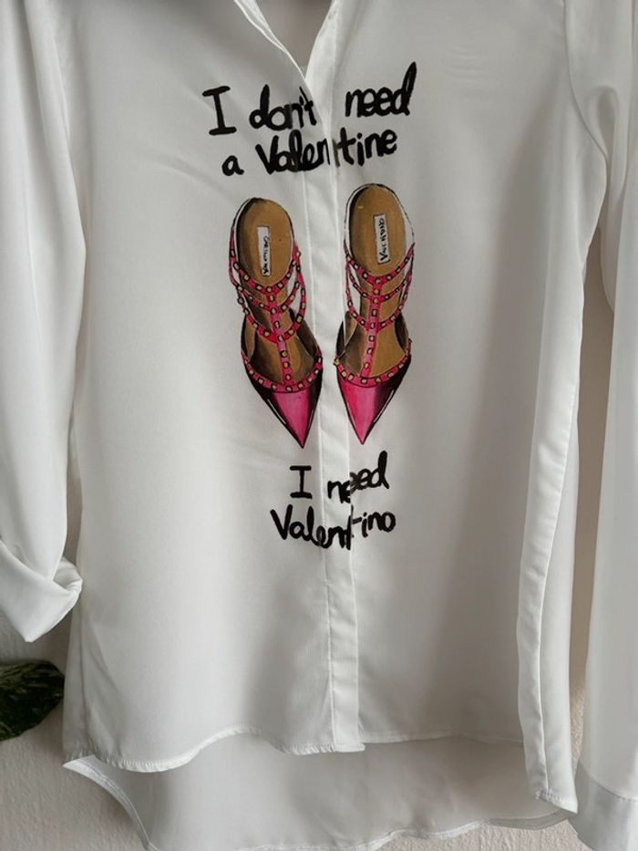 Chemise blanche chaussures Valentine S - photo numéro 4