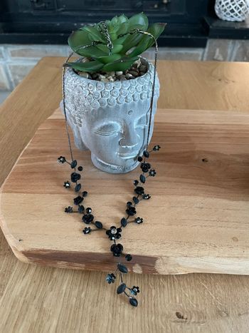 Collier fantaisie noir