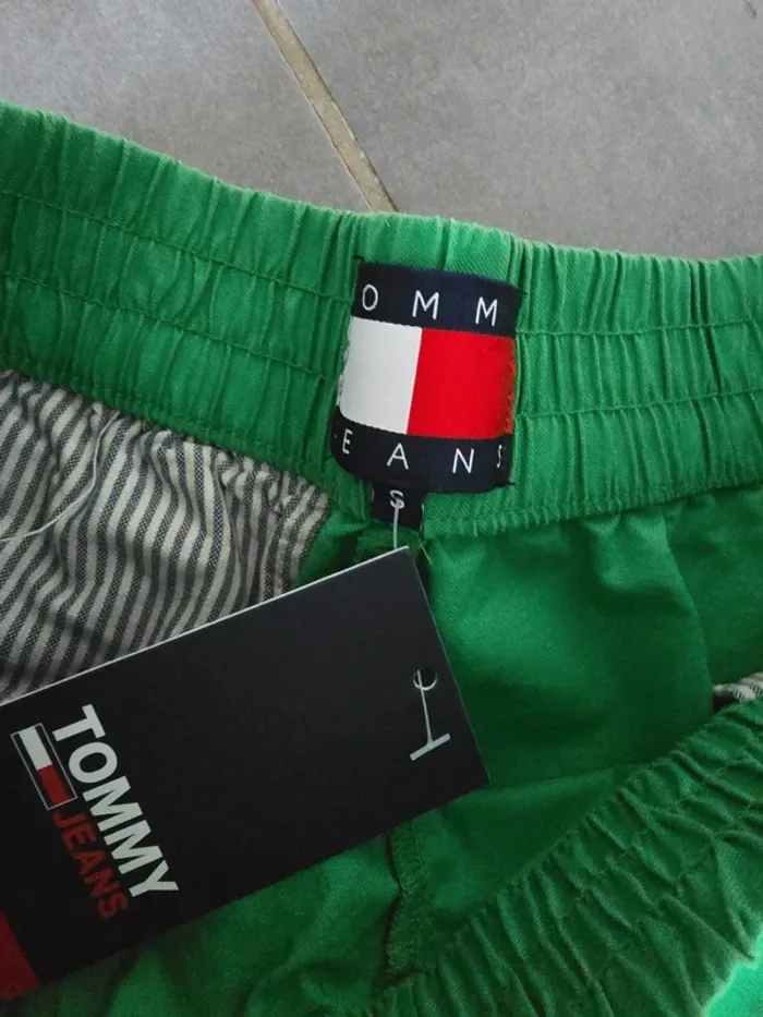 Short coton taille haute tommy - photo numéro 4