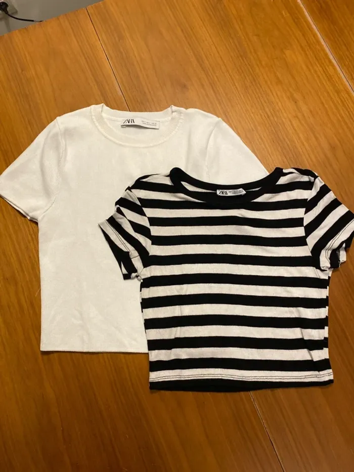 Lot top Zara 12 ans
