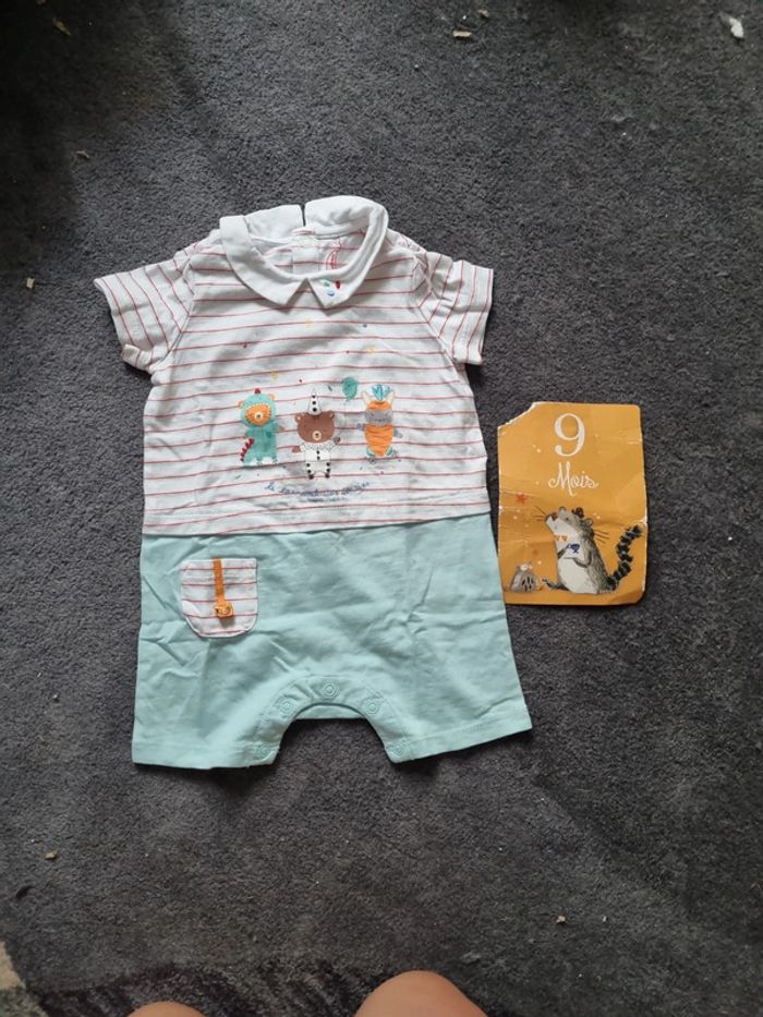 Combishort sergent major 9 mois