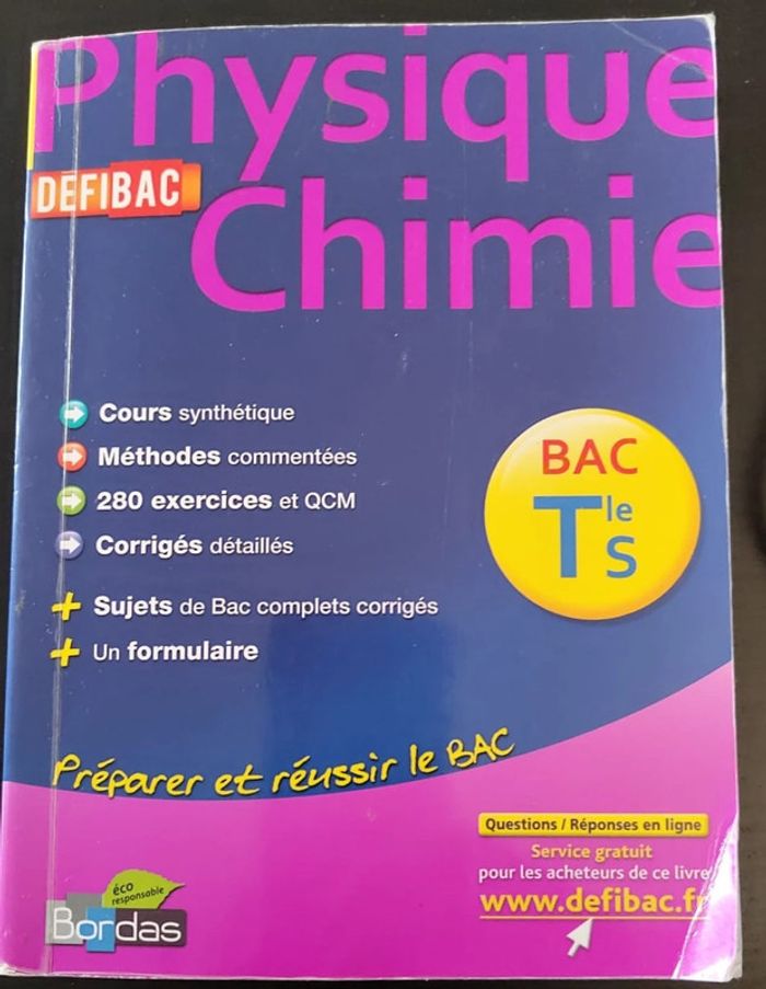 Physique-Chimie Bac TS