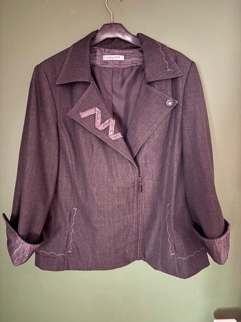 🖤 Veste femme Christine Laure 👗 – Taille 50 – TBE