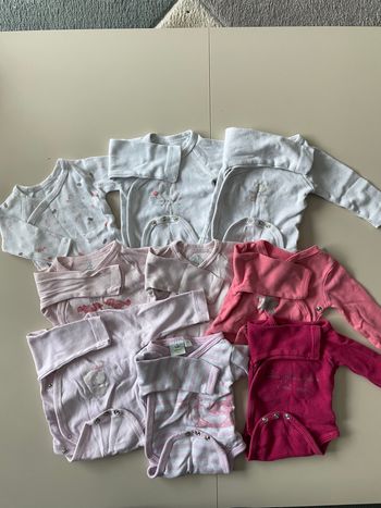 Lot Bodies bébé fille