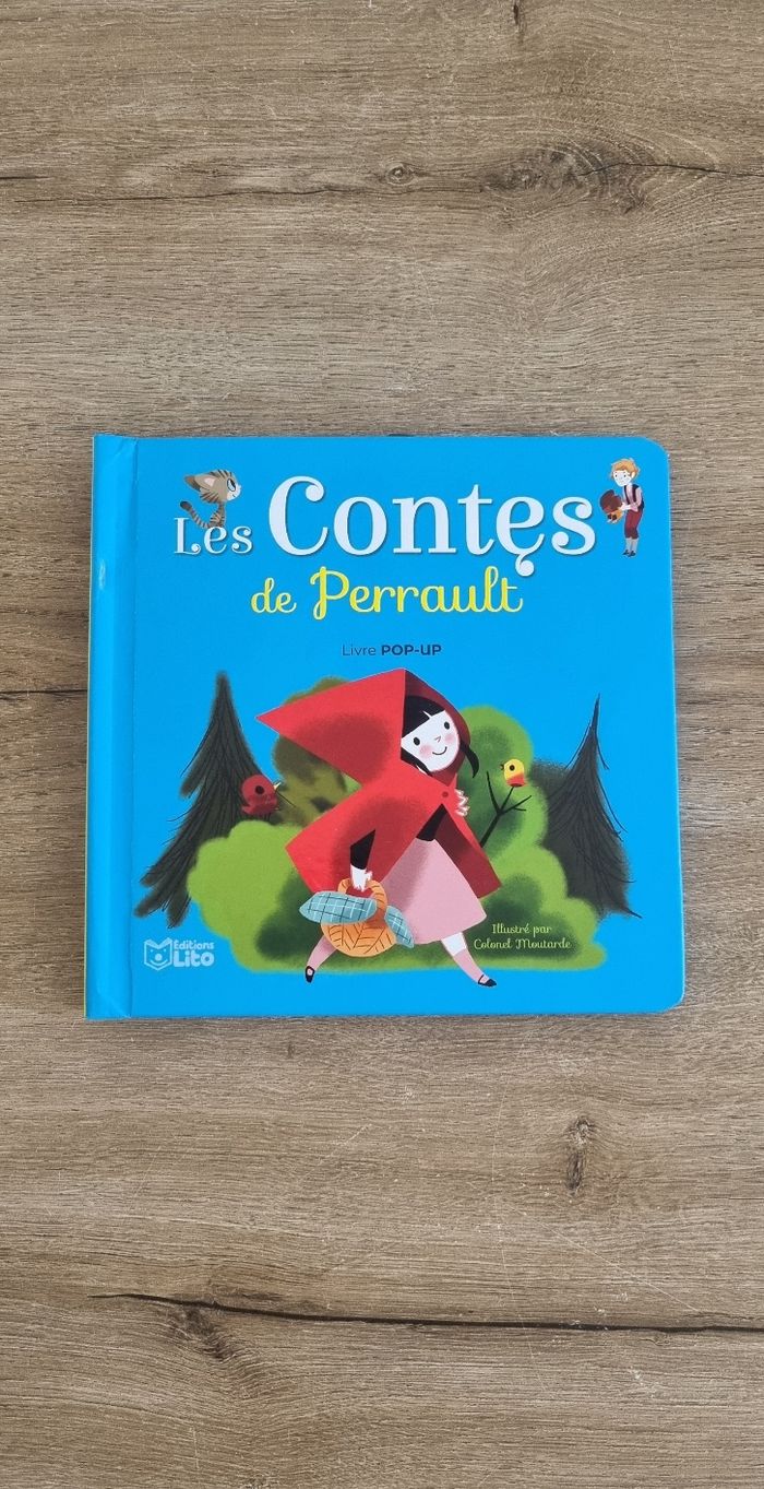 Livre pop up : Les contes de Perrault