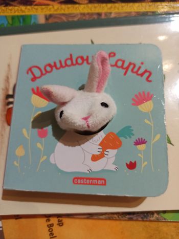 Livre doudou lapin Casterman