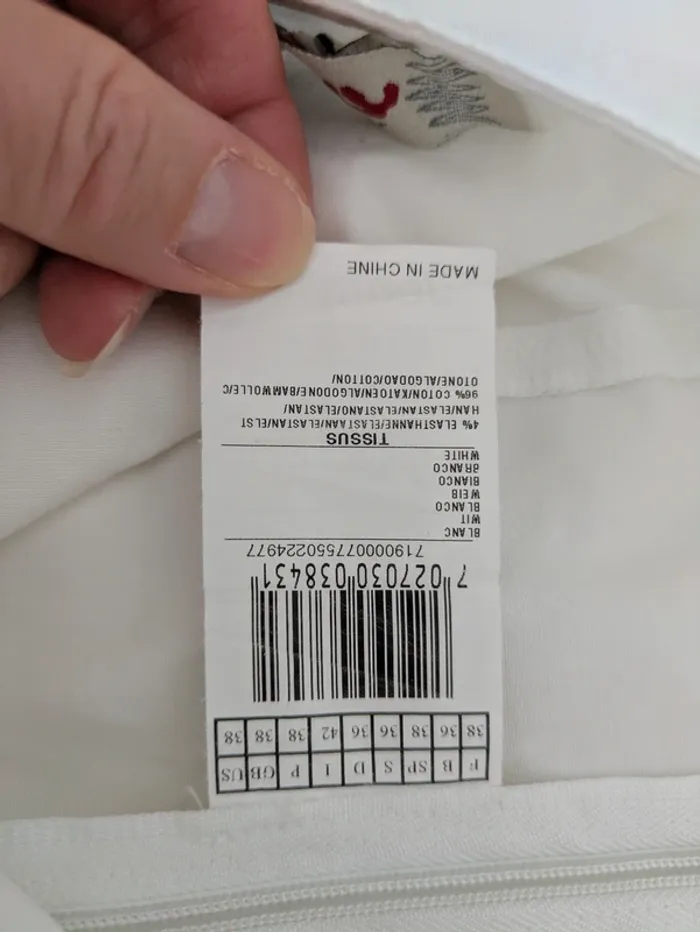 Robe d'été blanche dos nu - Jennyfer - taille 38 - photo numéro 5