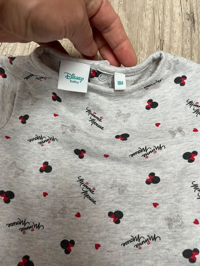 Robe grise Minnie taille 18 mois - photo numéro 3