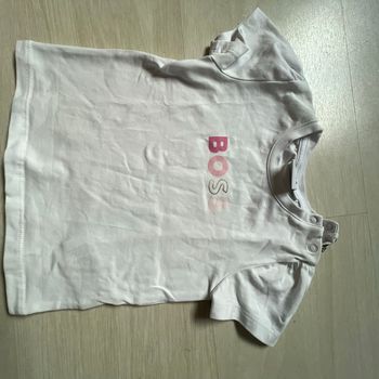 T-shirt Boss blanc - 18 mois