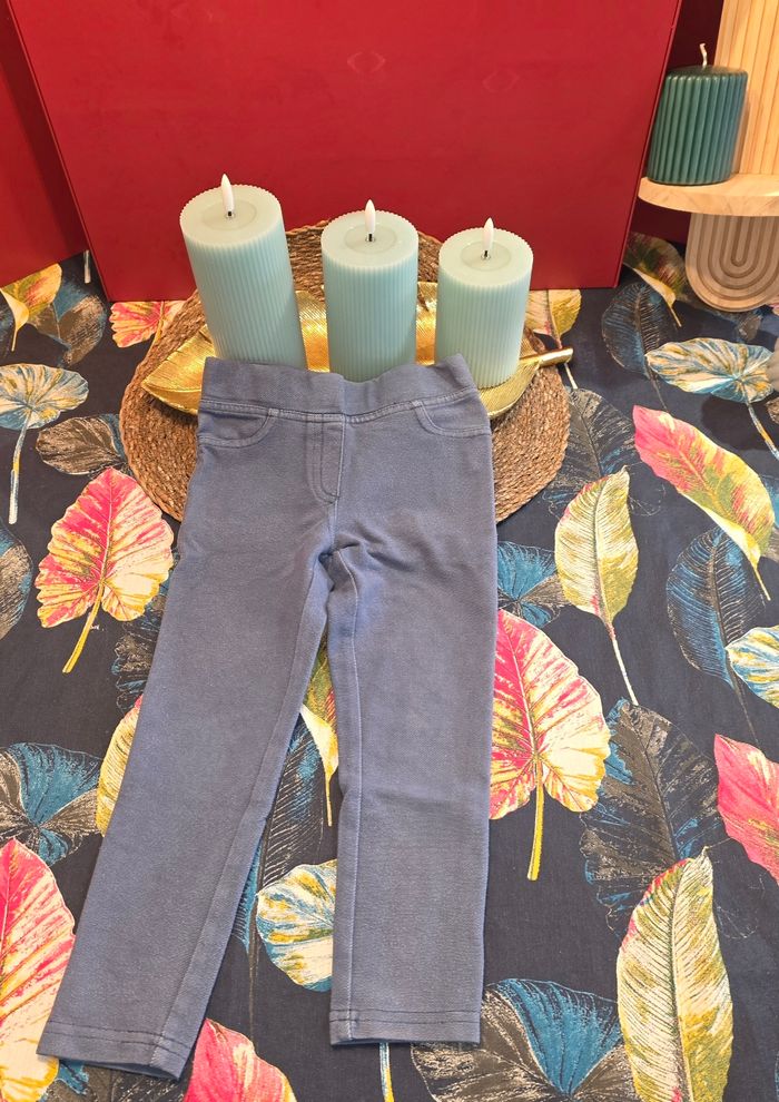 Jegging bleu 3-4 ans