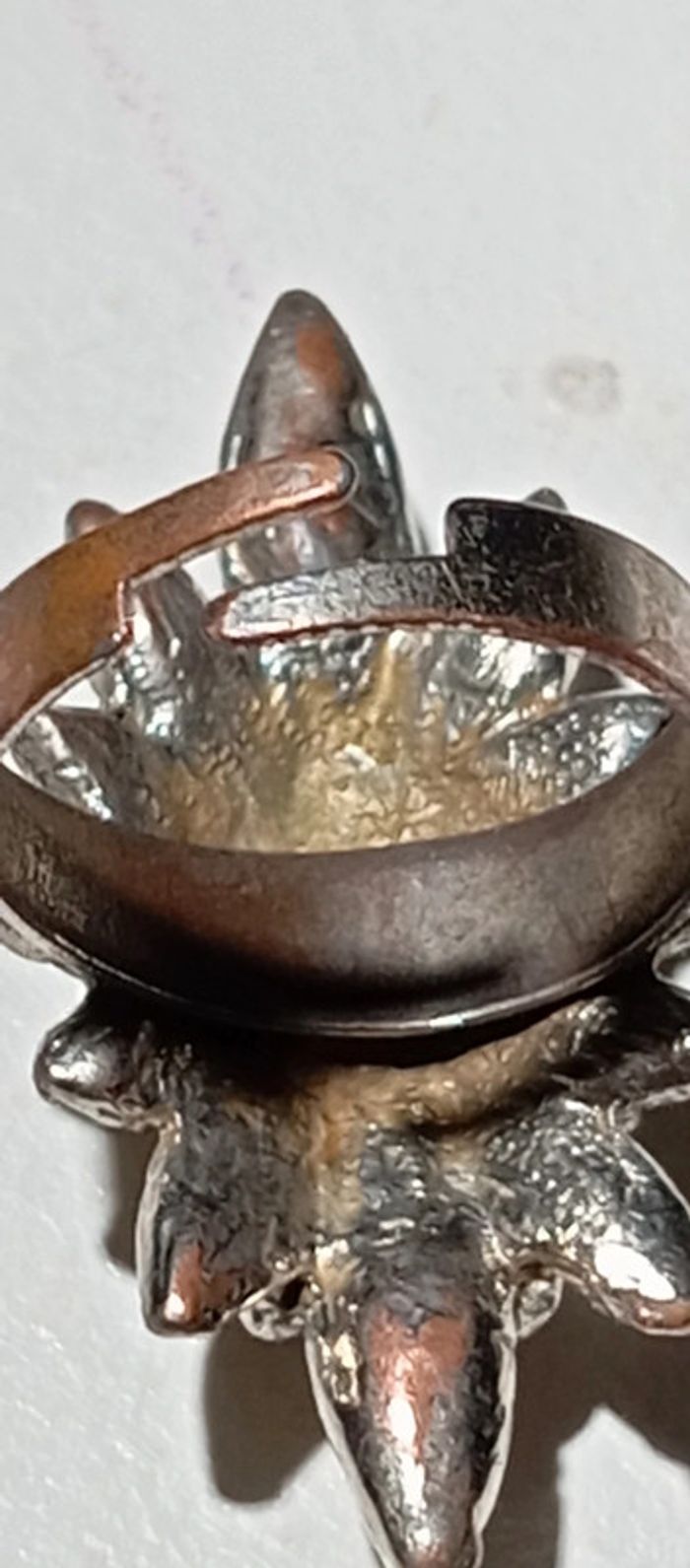 Bague ancienne à strass - photo numéro 9