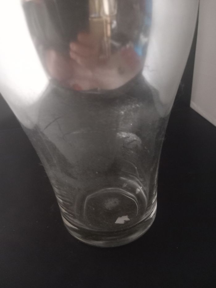 Vase en verre gris - photo numéro 2
