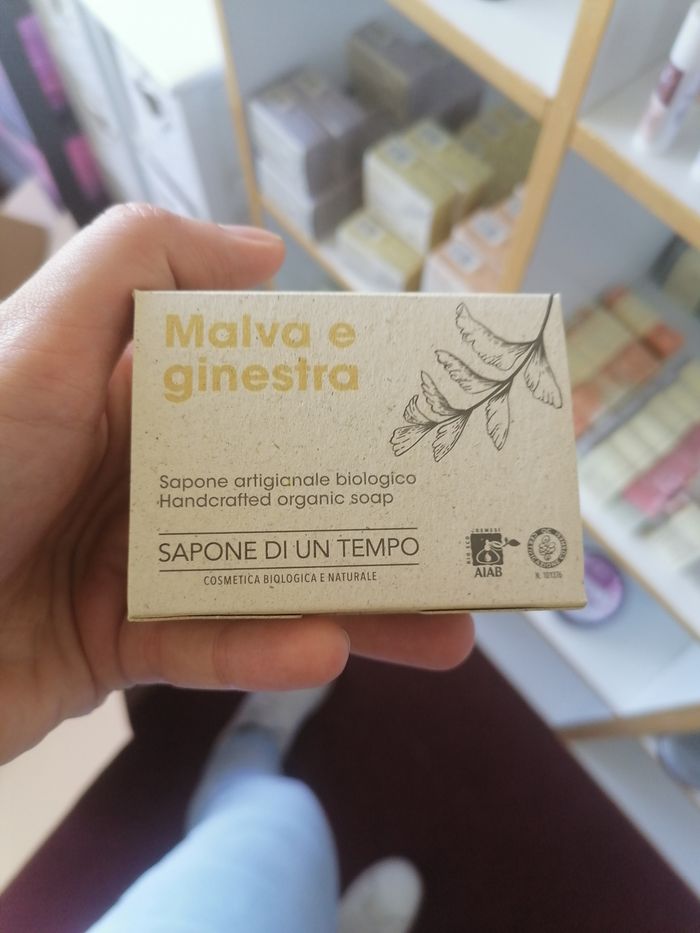Savon Bio artisanal Corps & Visage - Mauve & Genêt - Sapone di un Tempo