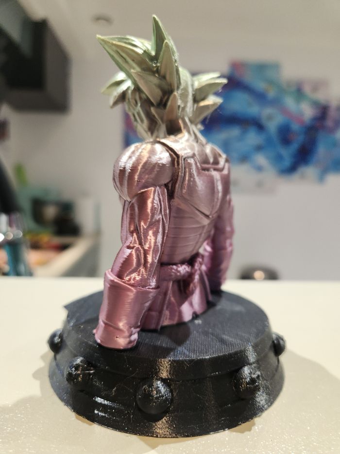 🔥 Figurine Dragon Ball Z – Bardock – Buste collector – Impression 3D - photo numéro 3