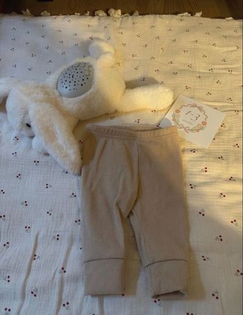 Legging beige 1-3 mois