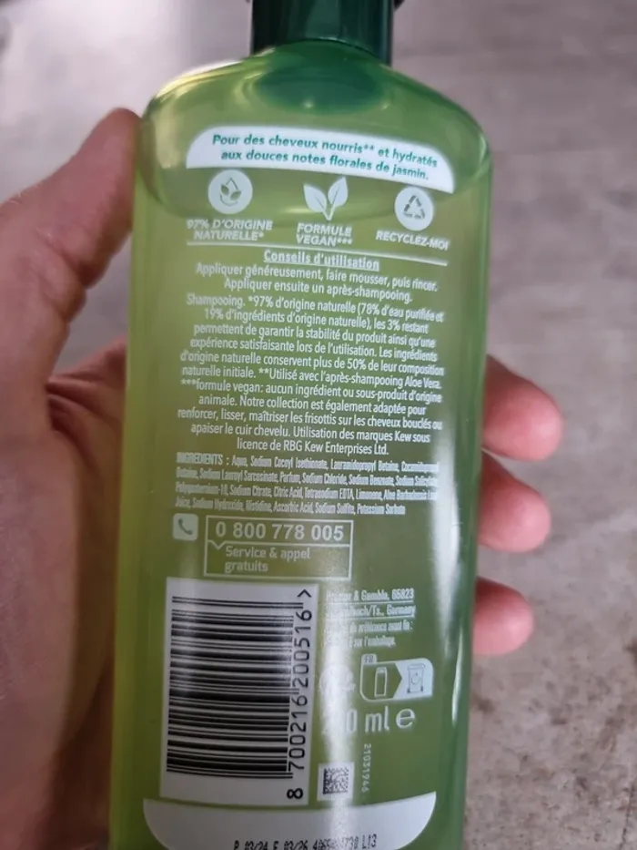 Shampoing aloe vera herbal essences - photo numéro 4