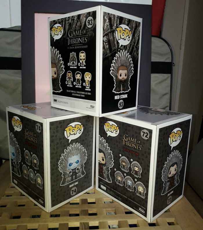 Lot de 3 Funko Pop Game Of Thrones GOT 72 74 93 - photo numéro 7