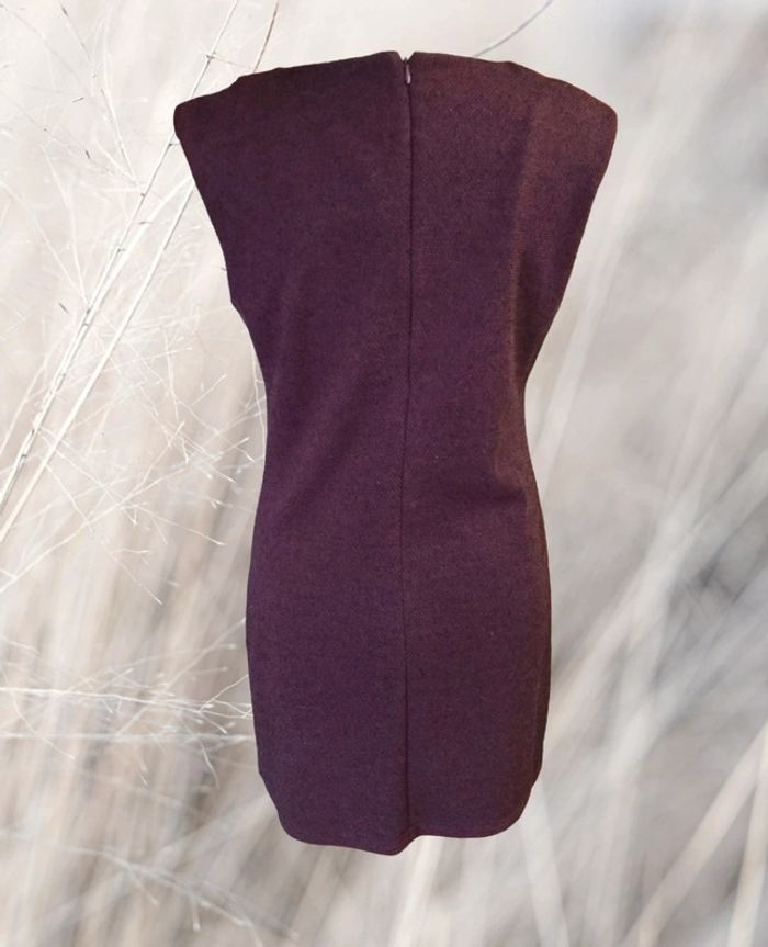 Magnifique robe Vila aubergine - photo numéro 4