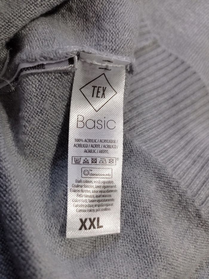 Pull gris perle xxl - photo numéro 4