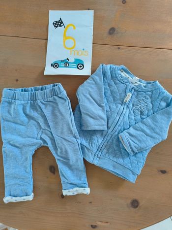 Ensemble bébé garçon 6 mois Orchestra – jogging chaud et confortable