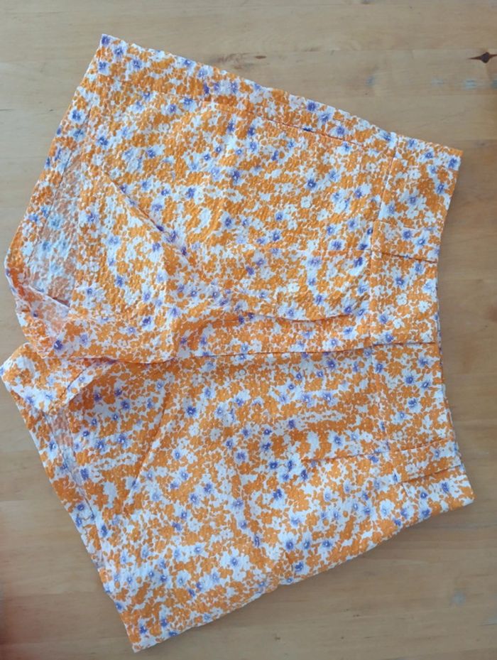Short à fleurs orange 
Pimkie taille XS - photo numéro 7