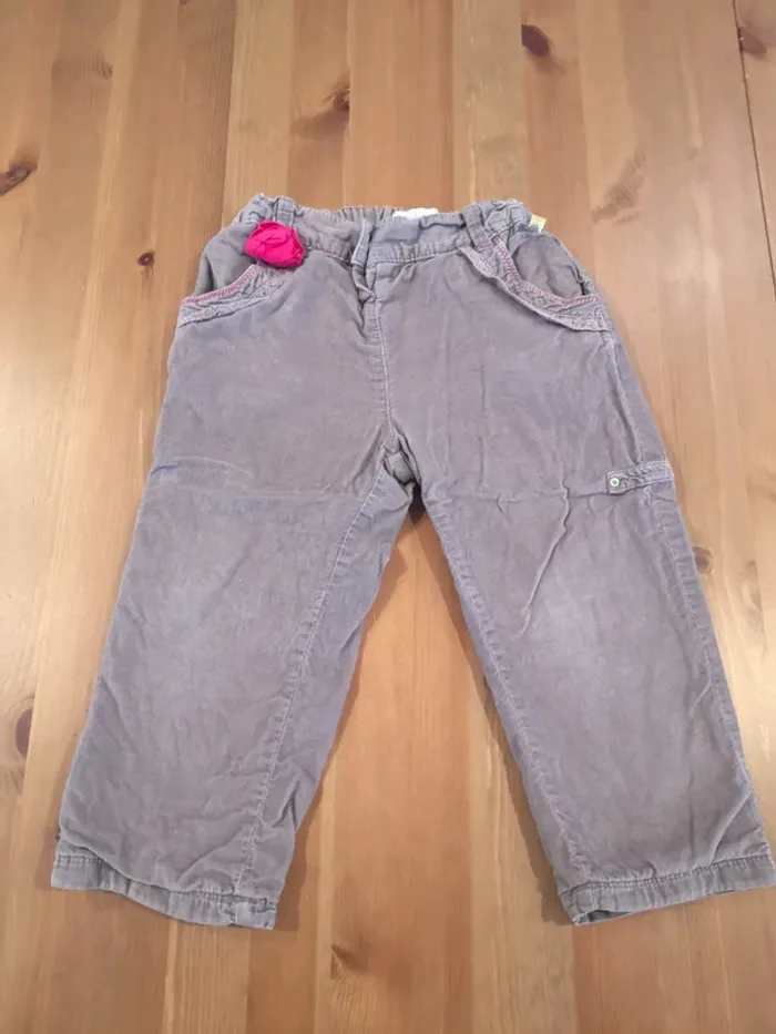 Pantalon velours 24 mois