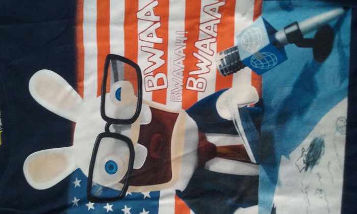 polo manches longues Lapins Crétins - photo numéro 2