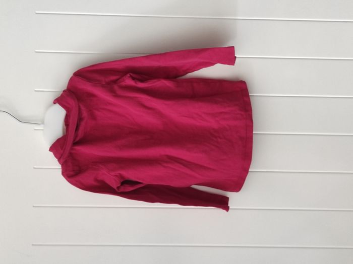 👕 Sous-pull fille 3 ans – bordeaux, motif personnage 🌟 - photo numéro 3