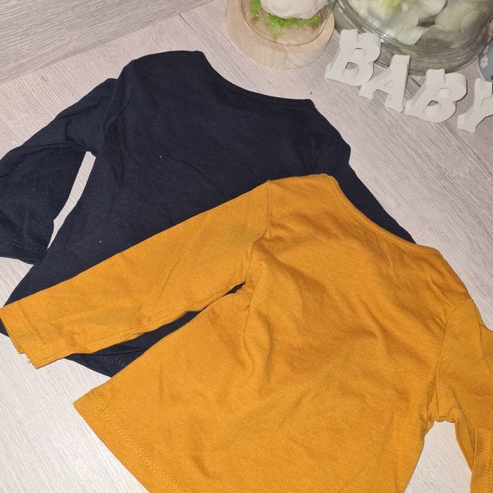 Lot de 2 t-shirts manches longues 3 mois - photo numéro 5